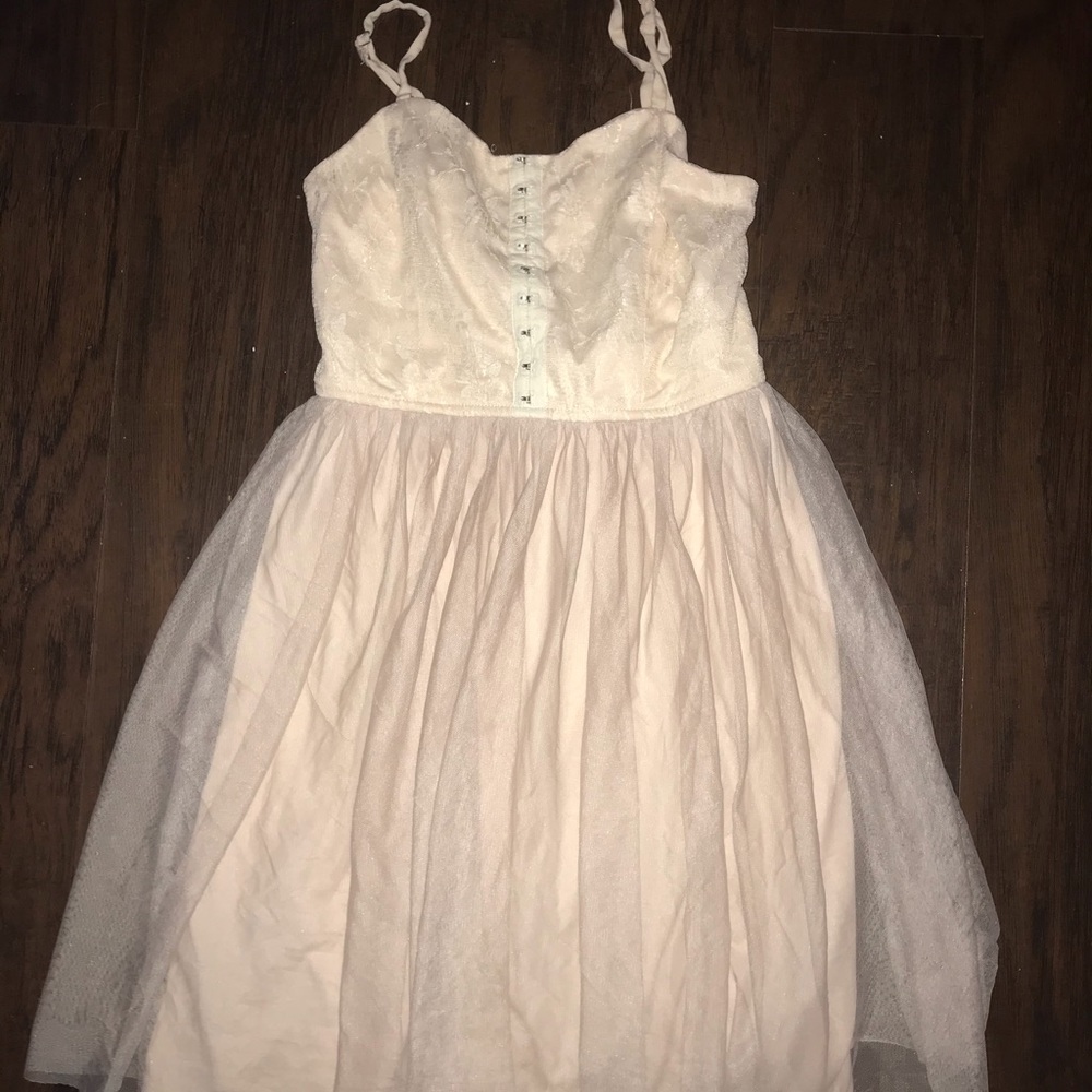 Lace/Tulle Midi Dress